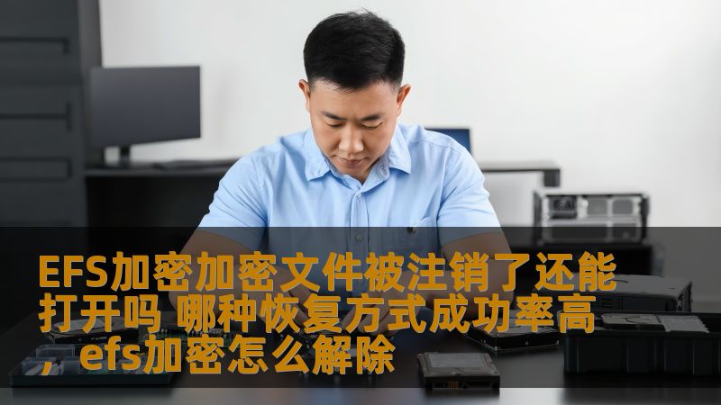 EFS加密加密文件被注销了还能打开吗 哪种恢复方式成功率高，efs加密怎么解除