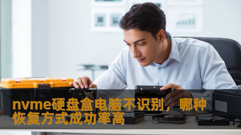 nvme硬盘盒电脑不识别，哪种恢复方式成功率高