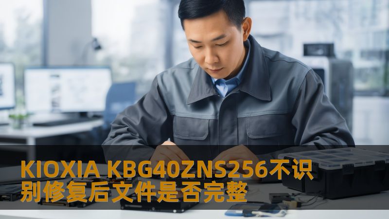 KIOXIA KBG40ZNS256不识别修复后文件是否完整