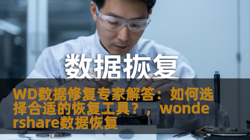 WD数据修复专家解答：如何选择合适的恢复工具？，wondershare数据恢复