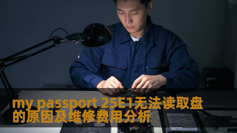 my passport 25E1无法读取盘的原因及维修费用分析