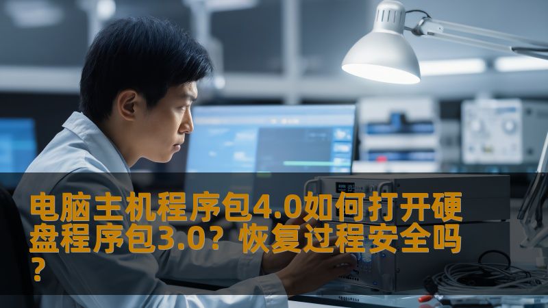 电脑主机程序包4.0如何打开硬盘程序包3.0？恢复过程安全吗？