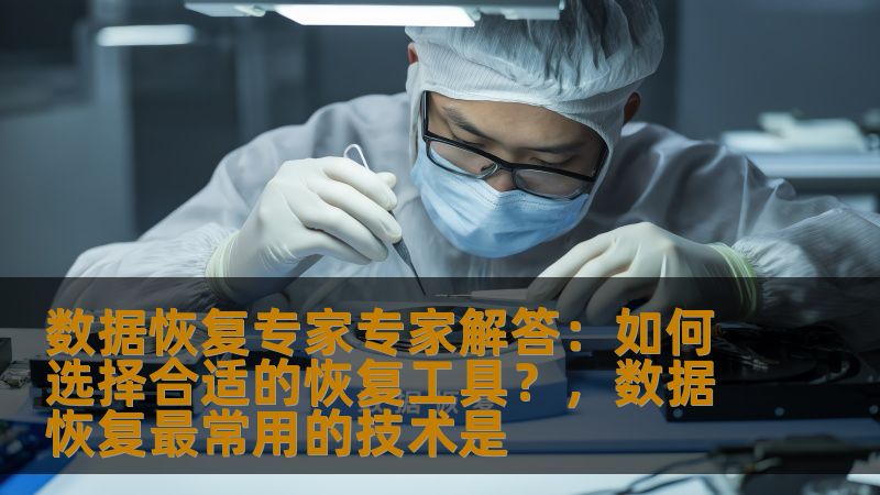 数据恢复专家专家解答：如何选择合适的恢复工具？，数据恢复最常用的技术是