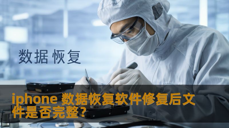 iphone 数据恢复软件修复后文件是否完整？