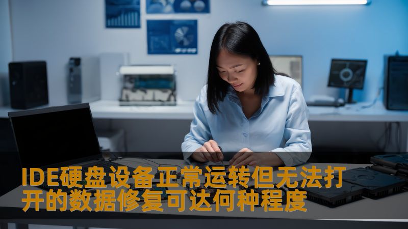 IDE硬盘设备正常运转但无法打开的数据修复可达何种程度