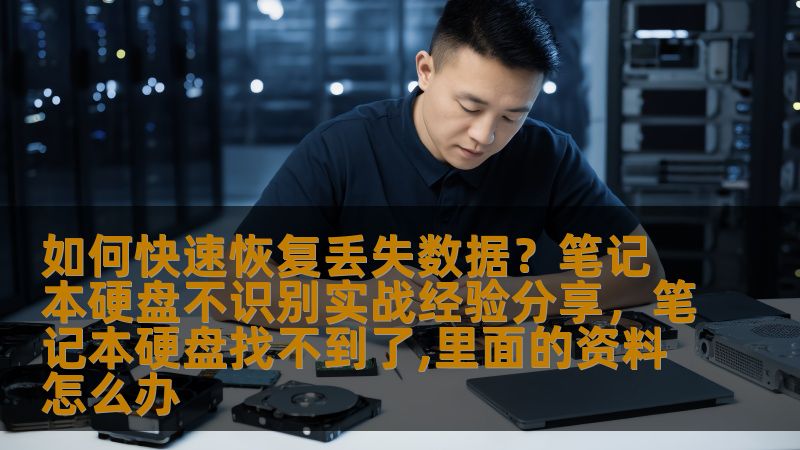 如何快速恢复丢失数据？笔记本硬盘不识别实战经验分享，笔记本硬盘找不到了,里面的资料怎么办