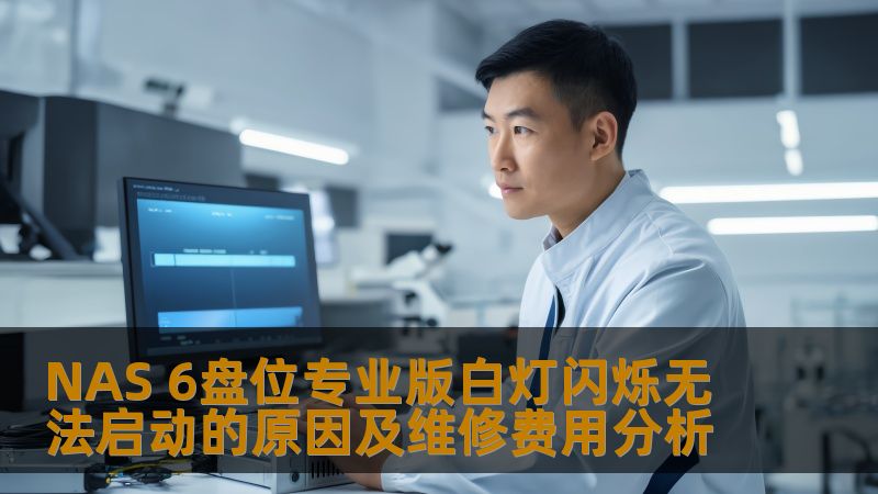 NAS 6盘位专业版白灯闪烁无法启动的原因及维修费用分析
