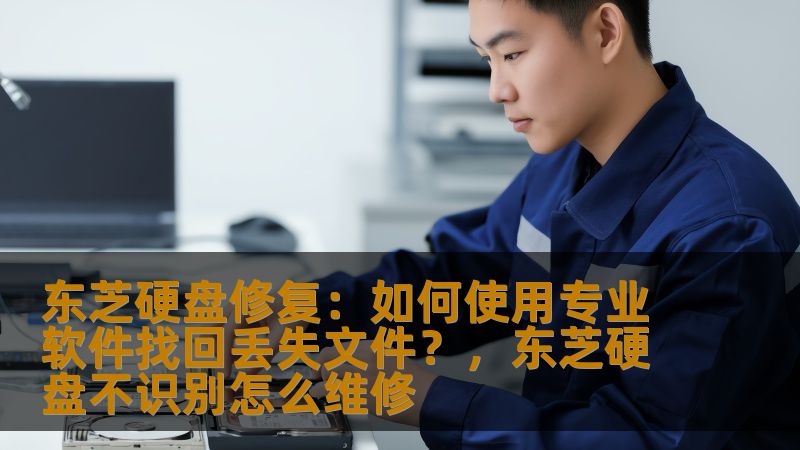 东芝硬盘修复：如何使用专业软件找回丢失文件？，东芝硬盘不识别怎么维修