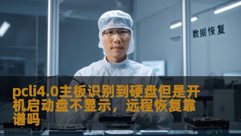pcli4.0主板识别到硬盘但是开机启动盘不显示，远程恢复靠谱吗