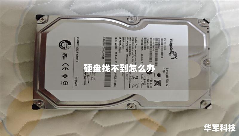 硬盘找不到怎么办