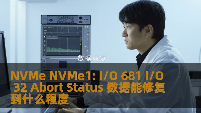 NVMe NVMe1: I/O 681 I/O 32 Abort Status 数据能修复到什么程度