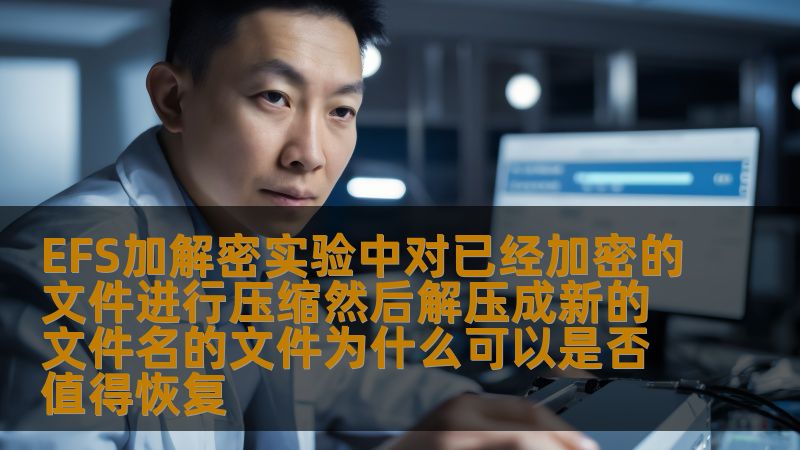 EFS加解密实验中对已经加密的文件进行压缩然后解压成新的文件名的文件为什么可以是否值得恢复