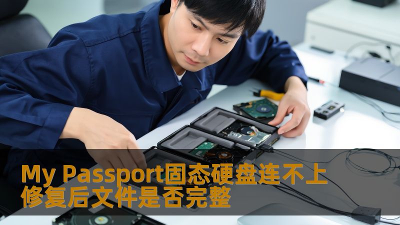 My Passport固态硬盘连不上修复后文件是否完整