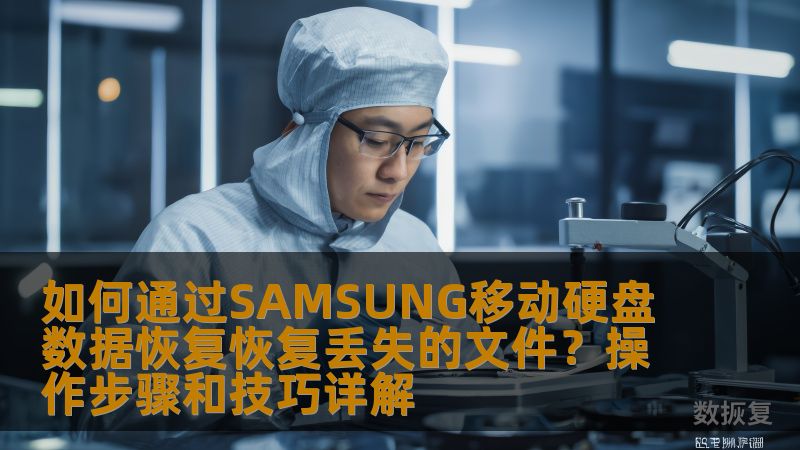 本文详细介绍如何通过SAMSUNG移动硬盘数据恢复软件恢复丢失的文件。包括常见的数据丢失原因、数据恢复步骤、操作技巧，以及如何确保数据恢复的成功率。适合任何在使用SAMSUNG移动硬盘时遇到数据丢失问题的用户。