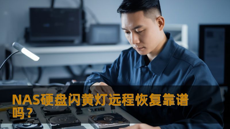 NAS硬盘闪黄灯远程恢复靠谱吗？本文将分析其可靠性并提供实用建议，助力用户解决数据丢失问题。