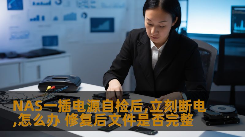 NAS一插电源自检后立刻断电怎么办？本文提供详细的故障分析与操作步骤，保障文件完整性。