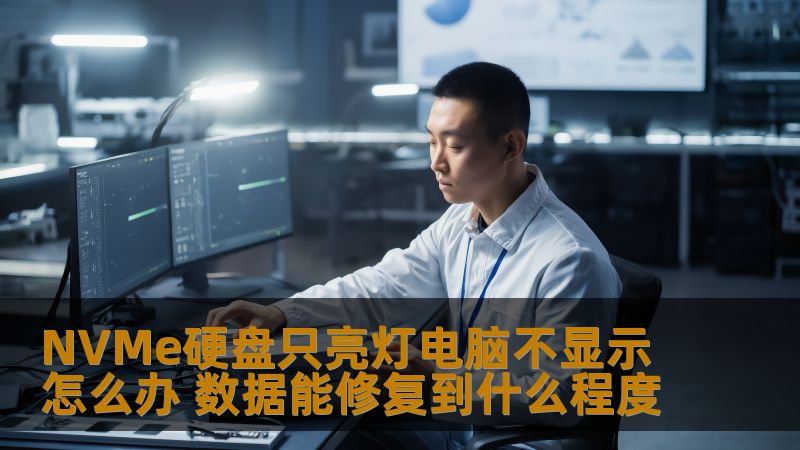 NVMe硬盘只亮灯电脑不显示怎么办 数据能修复到什么程度 NVMe硬盘只亮灯电脑不显示怎么办 数据能修复到什么程度