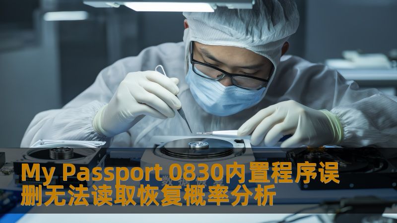 My Passport 0830不小心删除了内置程序无法读取，恢复失败的概率大吗？本文详细分析恢复概率及操作步骤。