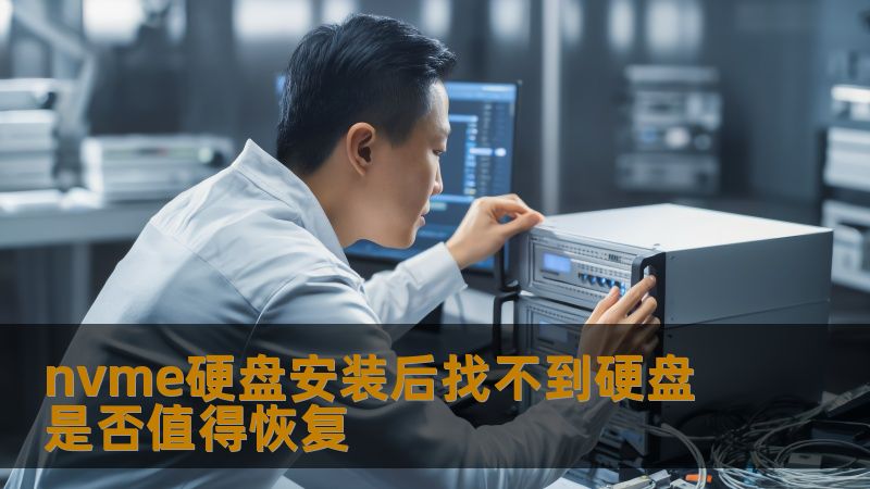 nvme硬盘安装后找不到硬盘 是否值得恢复