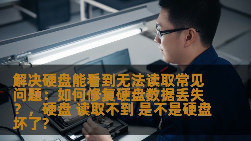 解决硬盘能看到无法读取常见问题：如何修复硬盘数据丢失？，硬盘 读取不到 是不是硬盘坏了?