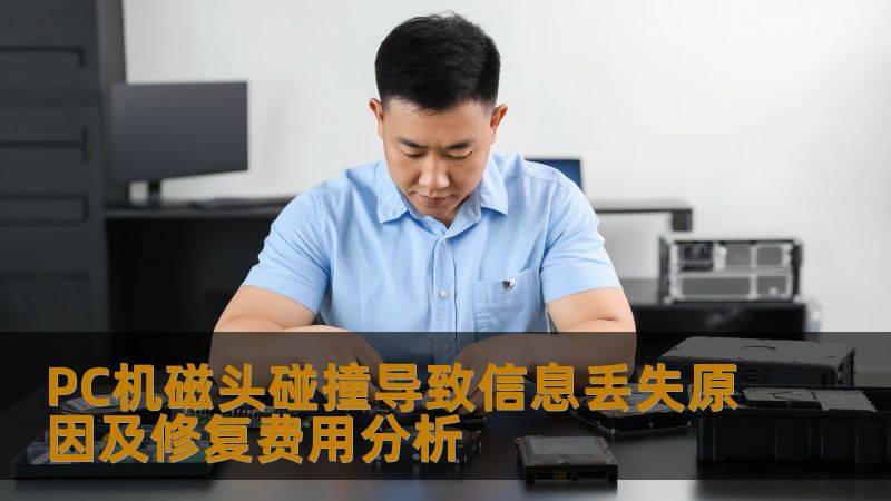 PC机磁头碰撞导致信息丢失原因及修复费用分析