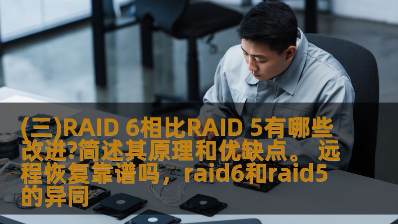 (三)RAID 6相比RAID 5有哪些改进?简述其原理和优缺点。 远程恢复靠谱吗，raid6和raid5的异同