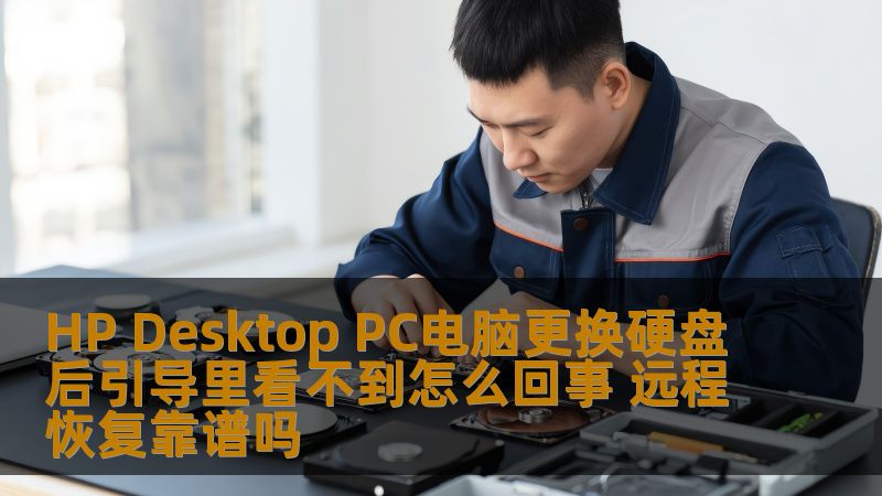 HP Desktop PC电脑更换硬盘后引导里看不到怎么回事？本文分析常见故障并提供解决方案，探讨远程恢复的可靠性。