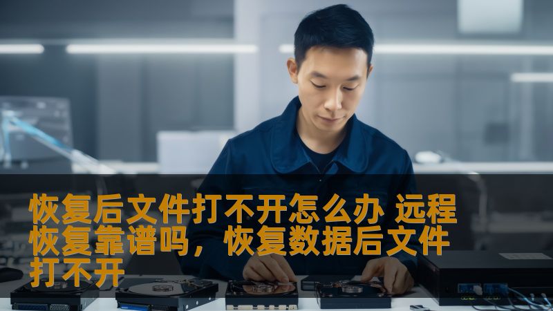 在现代办公环境中，文件丢失或无法打开的情况屡见不鲜。尤其在数据恢复过程中，我们常常会遇到恢复后文件打不开的问题。面对这种情况，远程恢复服务是否值得信赖？本文将带您了解文件恢复的常见问题及远程恢复的可靠性分析。