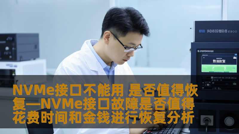 NVMe接口故障是否值得花费时间和金钱进行恢复分析？本文深入探讨NVMe接口不能用的原因及恢复的必要性。