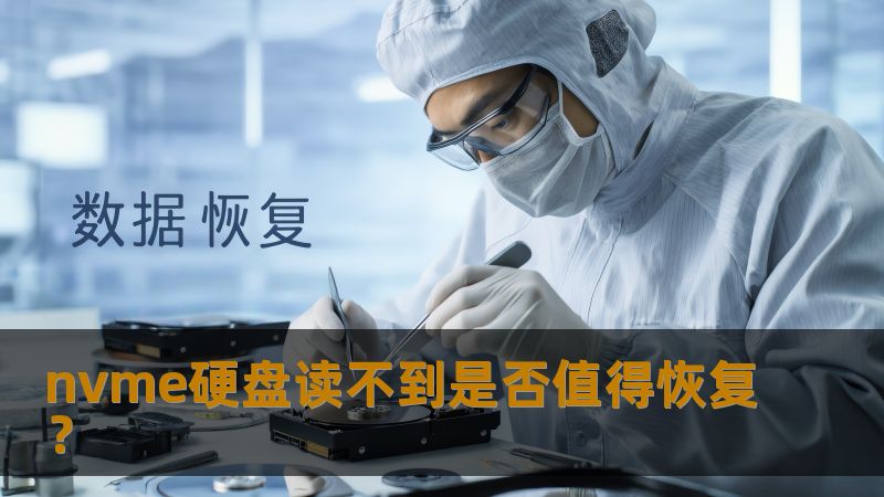 nvme硬盘读不到是否值得恢复？
