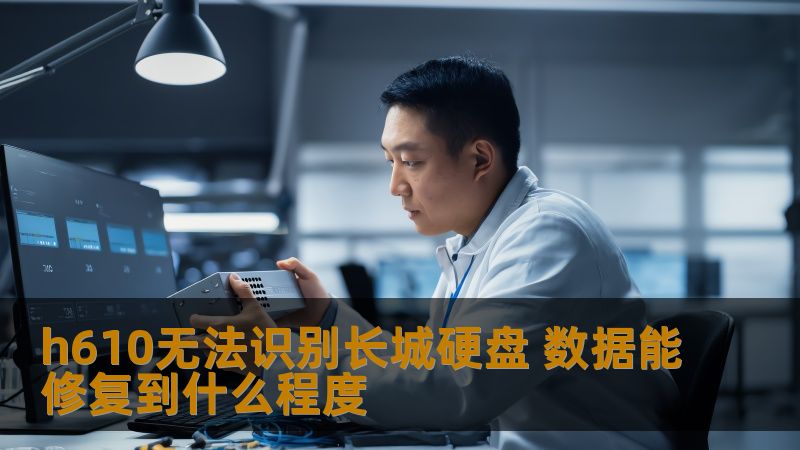 h610无法识别长城硬盘 数据能修复到什么程度