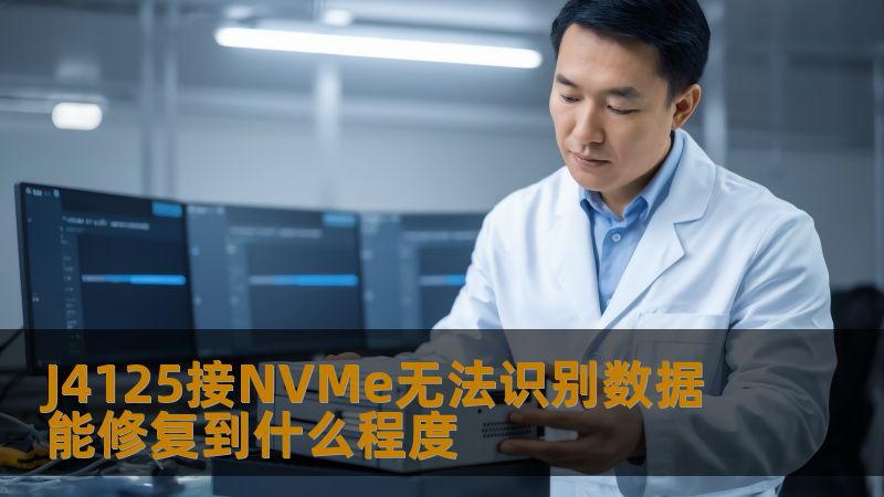 J4125接NVMe无法识别数据能修复到什么程度