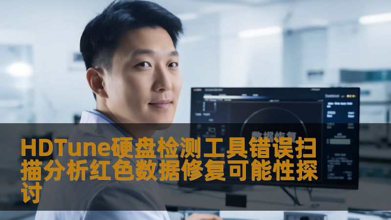 HDTune硬盘检测工具错误扫描分析红色数据修复可能性探讨