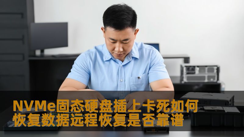NVMe固态硬盘插上卡死如何恢复数据？本文分析常见故障及远程恢复的可靠性，提供详细操作步骤与真实案例。