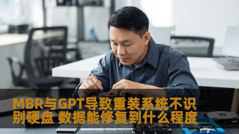 MBR与GPT导致重装系统不识别硬盘 数据能修复到什么程度