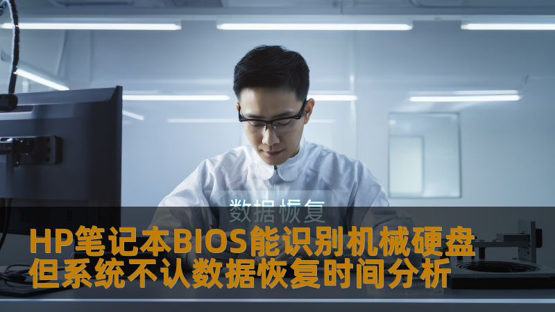 HP笔记本BIOS能识别机械硬盘但系统不认数据恢复时间分析