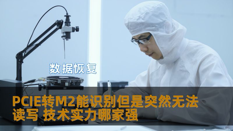 探讨PCIE转M2识别正常但无法读写的原因分析，提供解决方案和技术实力对比，助您快速恢复数据。