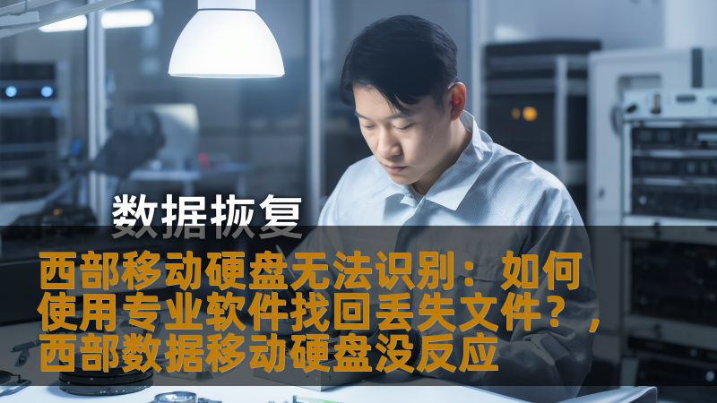 西部移动硬盘无法识别：如何使用专业软件找回丢失文件？，西部数据移动硬盘没反应