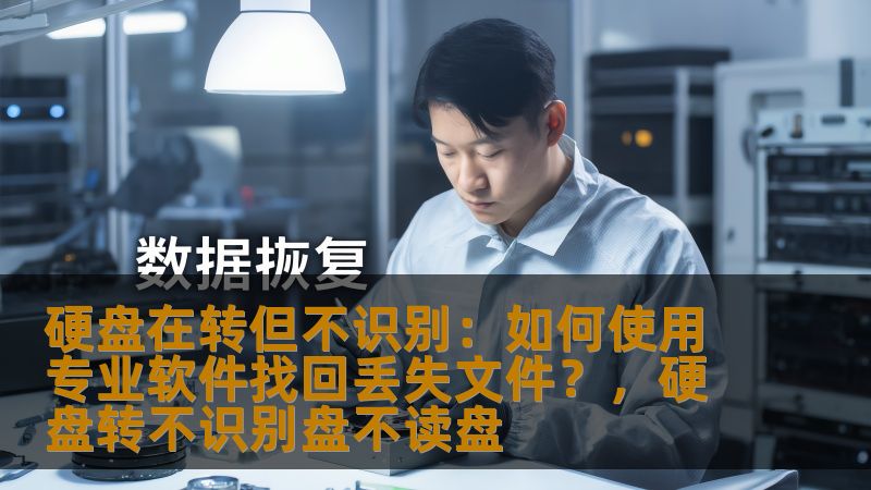 硬盘在转但不识别:如何使用专业软件找回丢失文件?,硬盘转不识别盘不读盘 硬盘在转但不识别:如何使用专业软件找回丢失文件?,硬盘转不识别盘不读盘