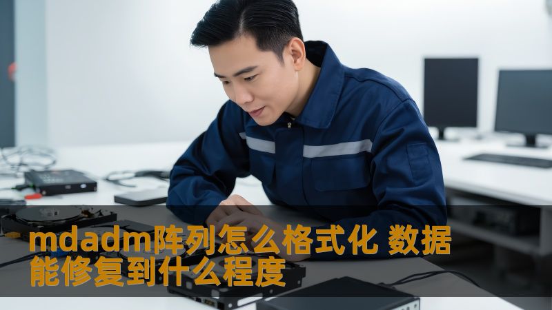 mdadm阵列怎么格式化 数据能修复到什么程度