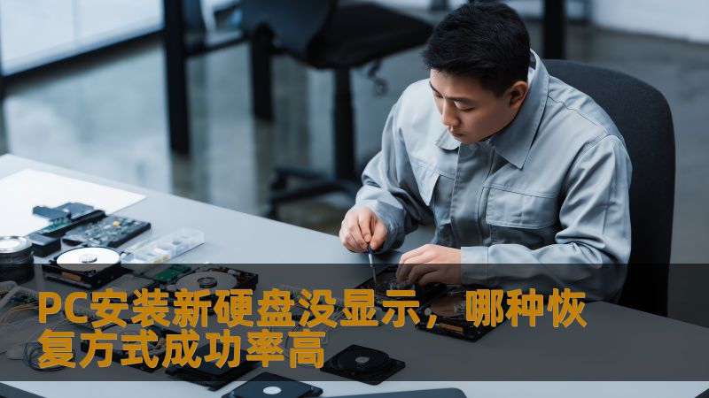 了解PC安装新硬盘没显示的原因与解决方案，探索各种恢复方式的成功率，助您轻松应对数据丢失问题。