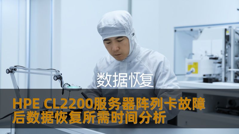 深入分析HPE CL2200服务器阵列卡故障后的数据恢复所需时间，提供实用解决方案和真实案例，助您快速恢复数据。