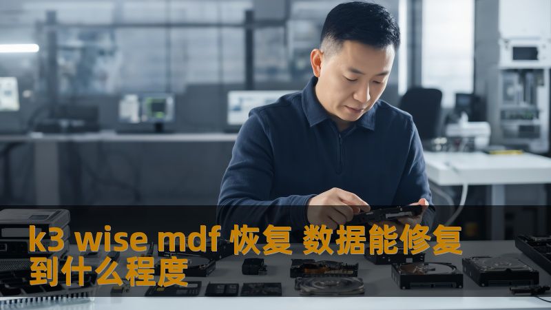 了解 k3 wise mdf 恢复 数据能修复到什么程度，掌握数据恢复的关键步骤和常见故障分析，帮助您有效恢复重要数据。