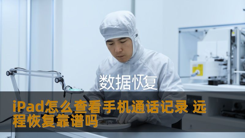 了解如何使用iPad查看手机通话记录，以及远程恢复通话记录是否靠谱。