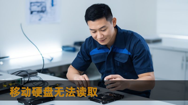 标题：移动硬盘无法读取？专业救援全流程揭秘，让你快速找回数据    首段：        你正准备交付的设计稿已耗尽灵感的夜晚，一块外接移动硬盘突然冒出警告：不再被识别，像被关机般沉默。以前的照片、 client's 项目素材、考勤数据、重要文档统统陷在“不可读取”的黑箱里。你试着换接口、换电脑，甚至重启、更新驱动，但显示屏幕上只有空白和无尽的等待。此时你最关心的其实是数据还能不能回到你手里，以及...