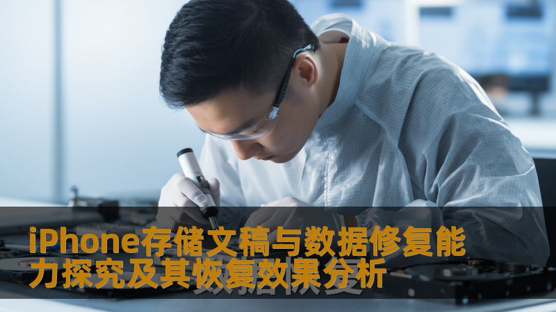 探究iPhone存储文稿与数据的修复能力，分析常见数据丢失问题及有效恢复方法，帮助用户找回丢失数据。