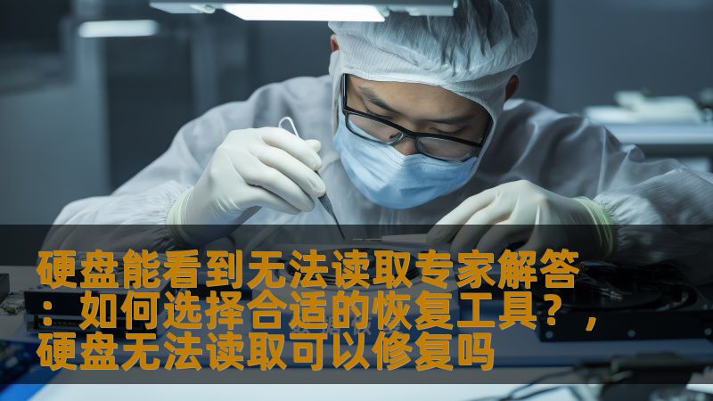 硬盘能看到无法读取专家解答：如何选择合适的恢复工具？，硬盘无法读取可以修复吗