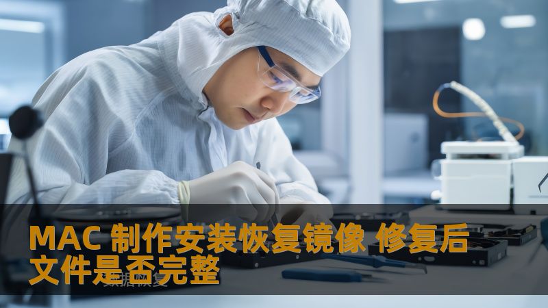 MAC 制作安装恢复镜像 修复后文件是否完整