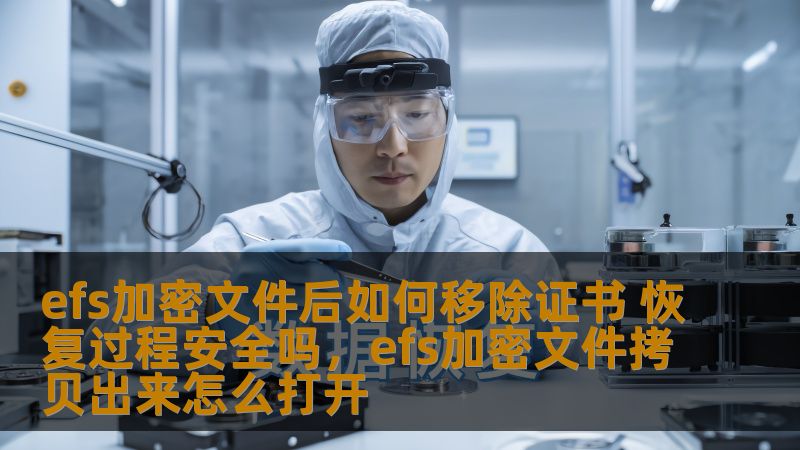 efs加密文件后如何移除证书 恢复过程安全吗，efs加密文件拷贝出来怎么打开