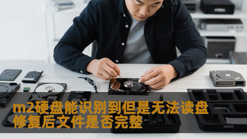 m2硬盘能识别到但是无法读盘，修复后文件是否完整？本文为您详细分析故障原因及恢复步骤，助您解决问题。